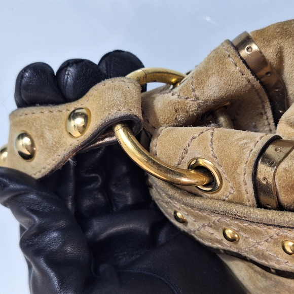 GUCCI IRINA BABOUSKA SUEDE HOBO BAG - Picture 10 of 14